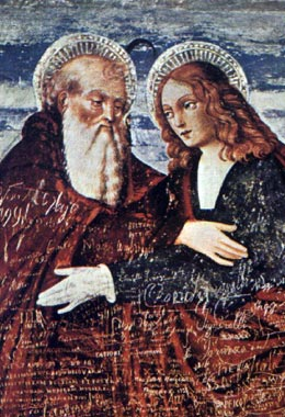 Isola di San Giulio vista da Piazza Motta