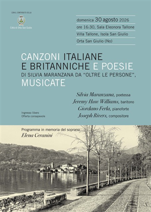 Canzoni Italiane e Britanniche e Poesie Musicate