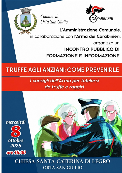 Incontro sulle Truffe agli Anziani