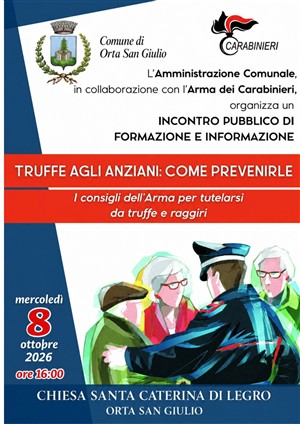 Incontro Truffe agli anziani
